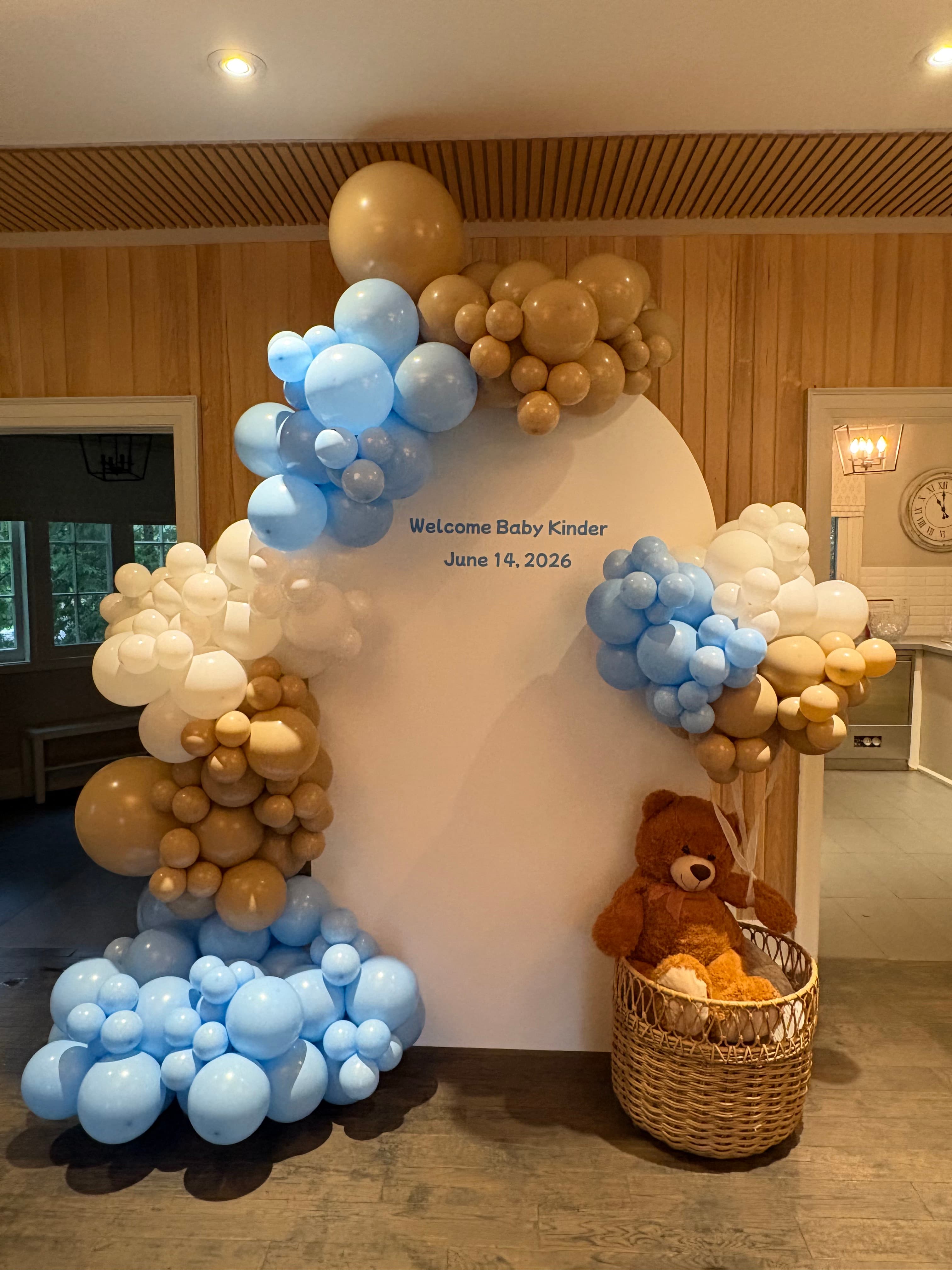 Custom balloon backdrop
